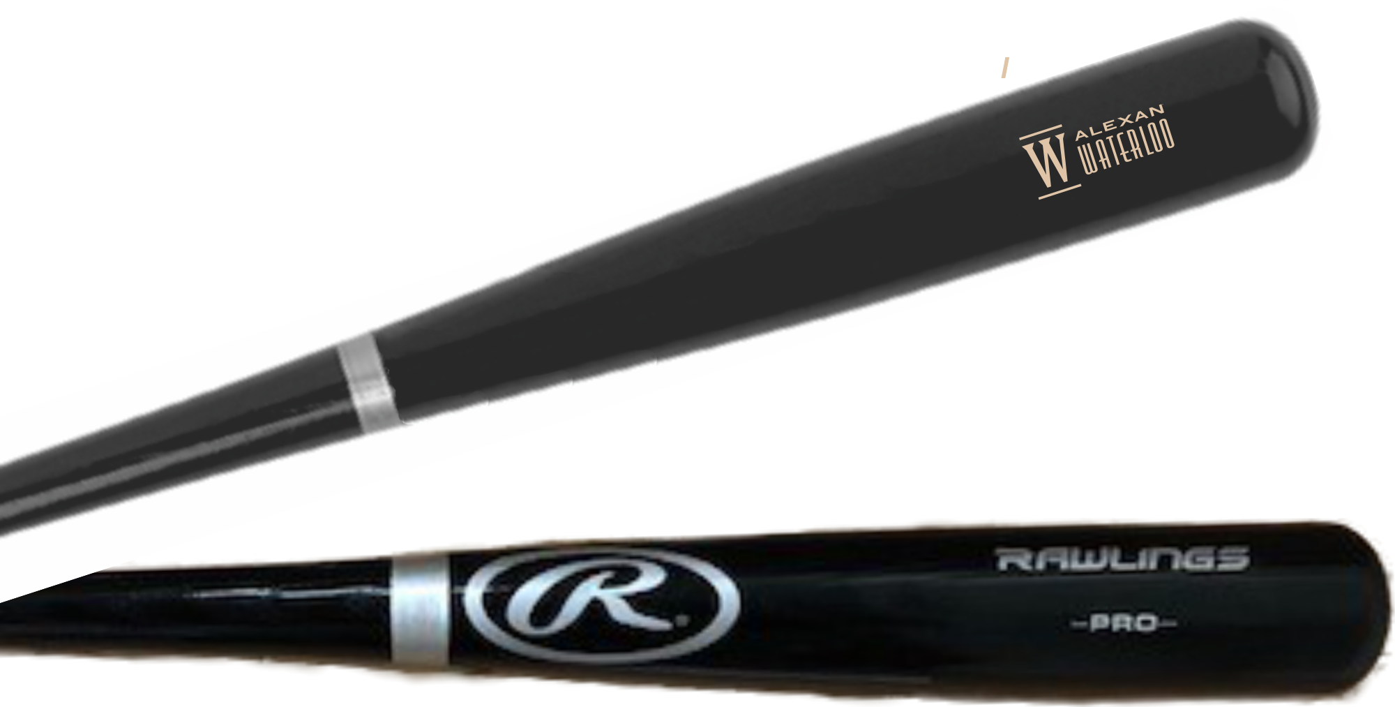 Rawlings Black Wooden Baseball Bat